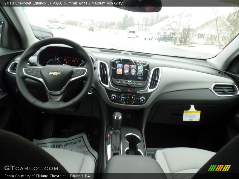 Summit White / Medium Ash Gray 2018 Chevrolet Equinox LT AWD