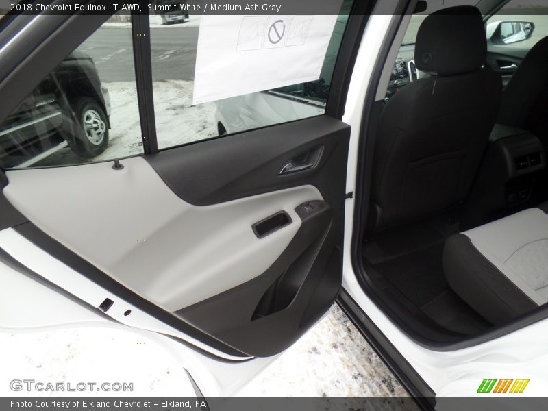 Summit White / Medium Ash Gray 2018 Chevrolet Equinox LT AWD