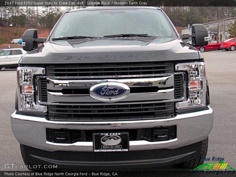 Shadow Black / Medium Earth Gray 2017 Ford F250 Super Duty XL Crew Cab 4x4