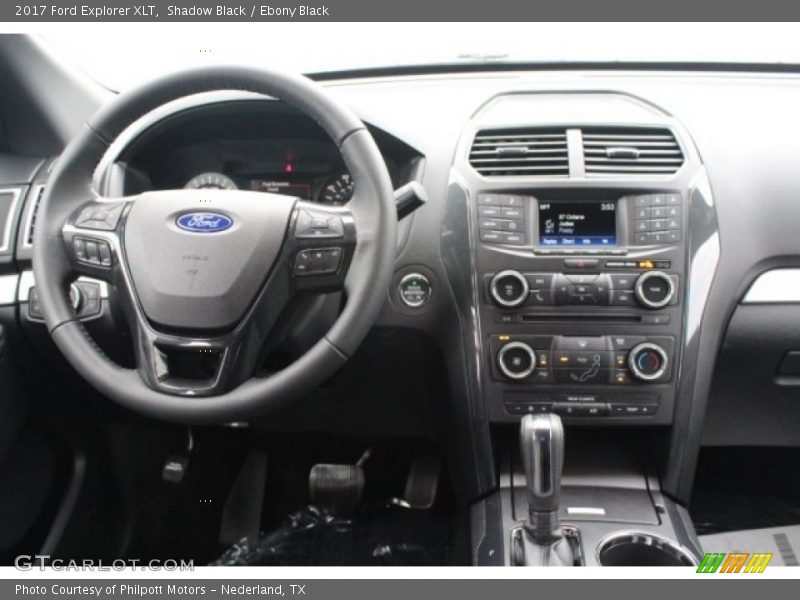 Shadow Black / Ebony Black 2017 Ford Explorer XLT