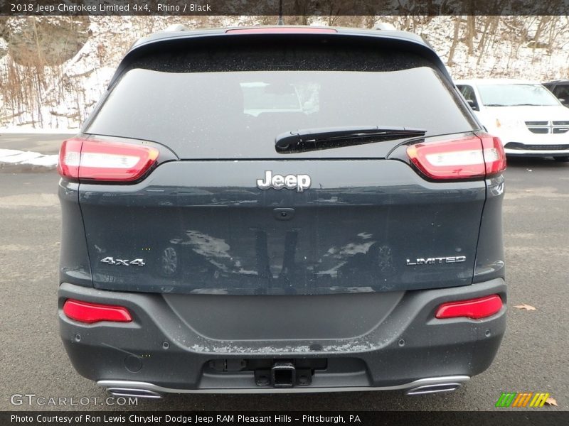 Rhino / Black 2018 Jeep Cherokee Limited 4x4