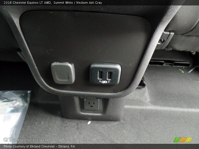 Summit White / Medium Ash Gray 2018 Chevrolet Equinox LT AWD