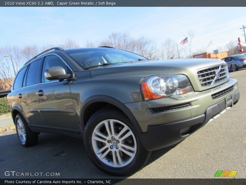 Caper Green Metallic / Soft Beige 2010 Volvo XC90 3.2 AWD