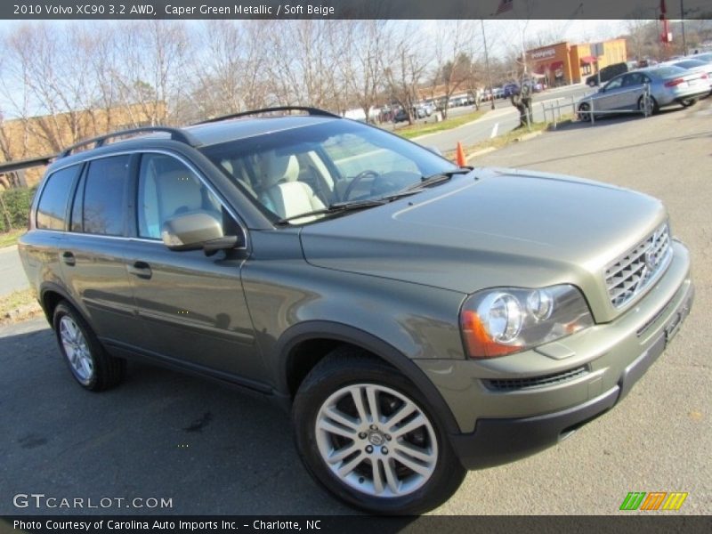 Caper Green Metallic / Soft Beige 2010 Volvo XC90 3.2 AWD