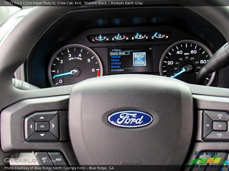 Shadow Black / Medium Earth Gray 2017 Ford F250 Super Duty XL Crew Cab 4x4