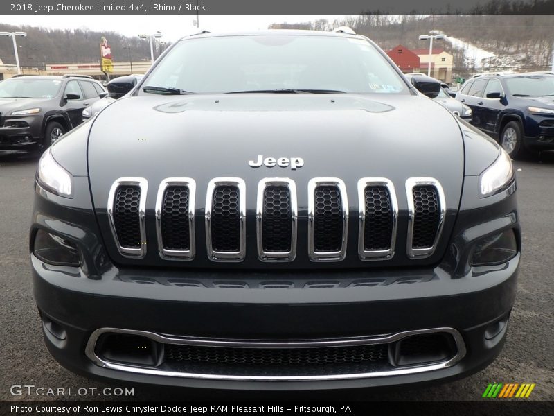 Rhino / Black 2018 Jeep Cherokee Limited 4x4