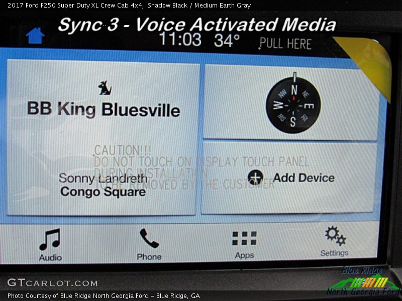 Shadow Black / Medium Earth Gray 2017 Ford F250 Super Duty XL Crew Cab 4x4