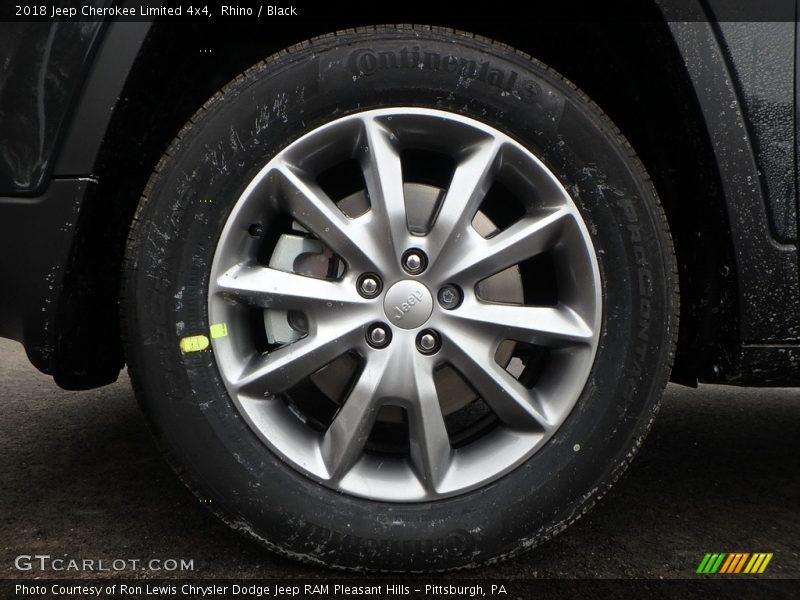 Rhino / Black 2018 Jeep Cherokee Limited 4x4