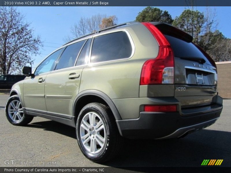 Caper Green Metallic / Soft Beige 2010 Volvo XC90 3.2 AWD