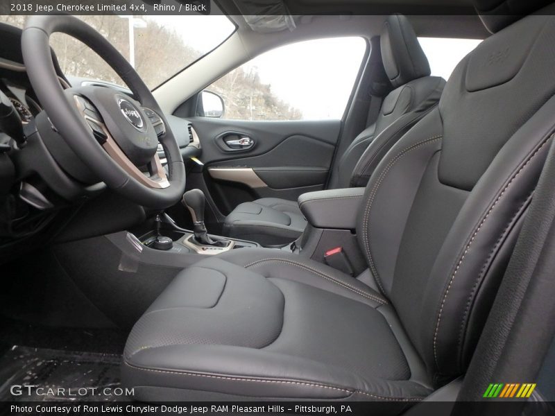 Rhino / Black 2018 Jeep Cherokee Limited 4x4