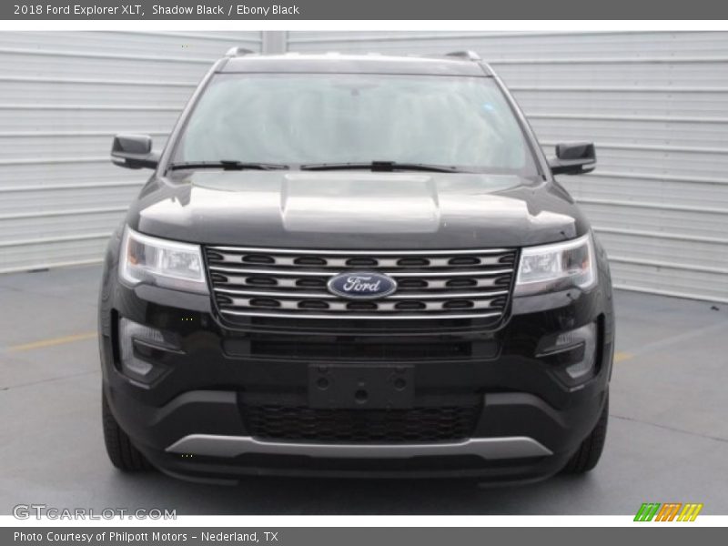 Shadow Black / Ebony Black 2018 Ford Explorer XLT