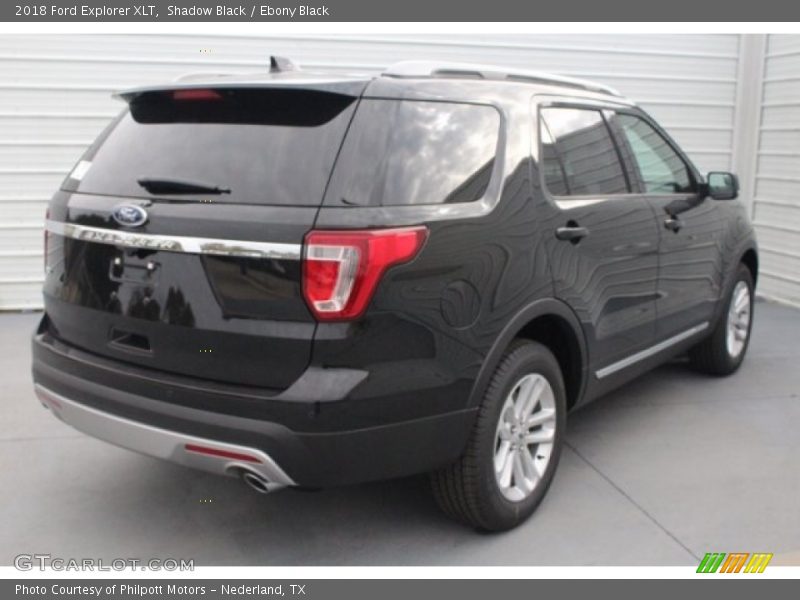Shadow Black / Ebony Black 2018 Ford Explorer XLT