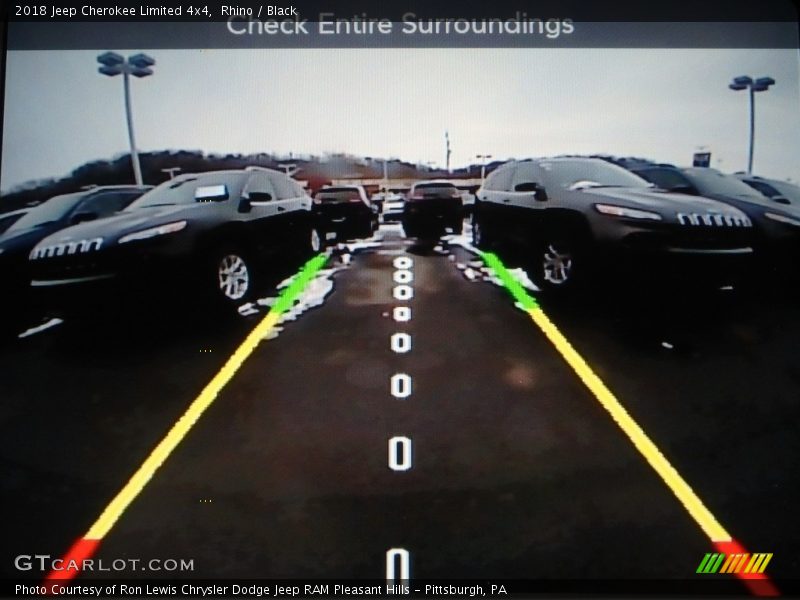 Rhino / Black 2018 Jeep Cherokee Limited 4x4