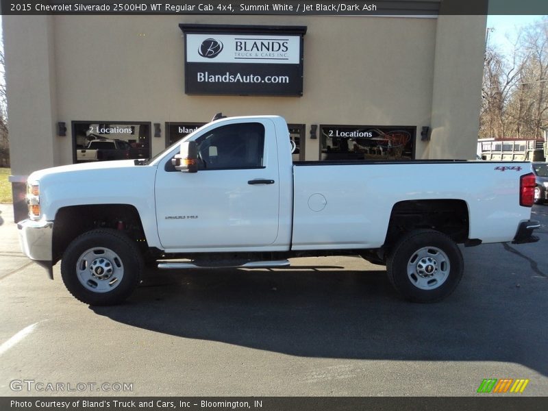 Summit White / Jet Black/Dark Ash 2015 Chevrolet Silverado 2500HD WT Regular Cab 4x4