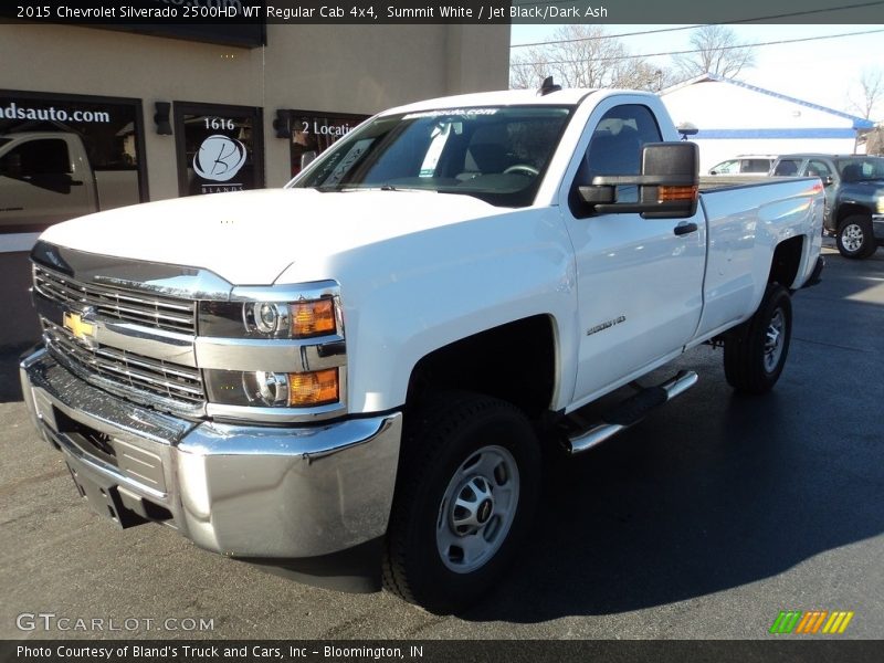 Summit White / Jet Black/Dark Ash 2015 Chevrolet Silverado 2500HD WT Regular Cab 4x4