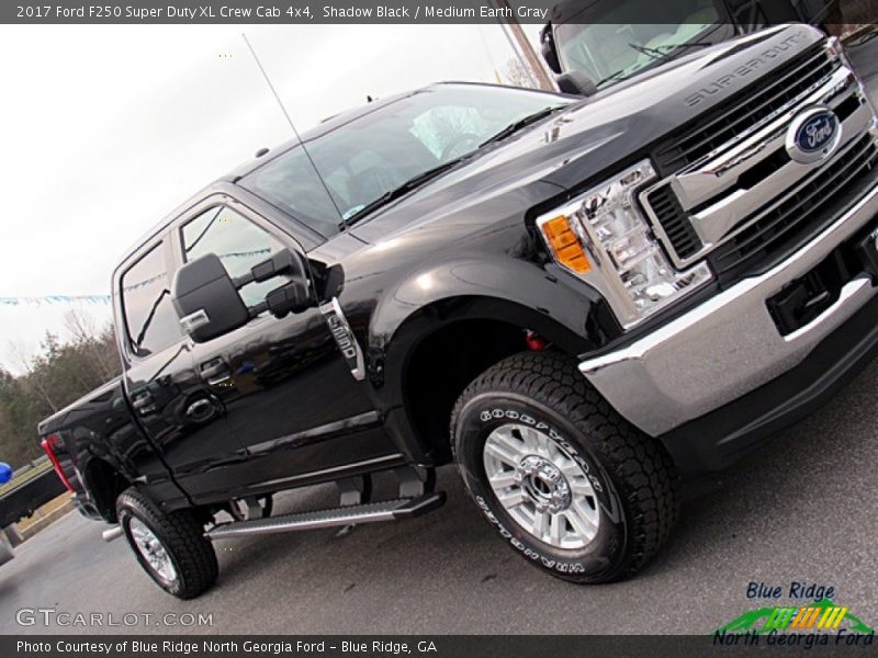 Shadow Black / Medium Earth Gray 2017 Ford F250 Super Duty XL Crew Cab 4x4