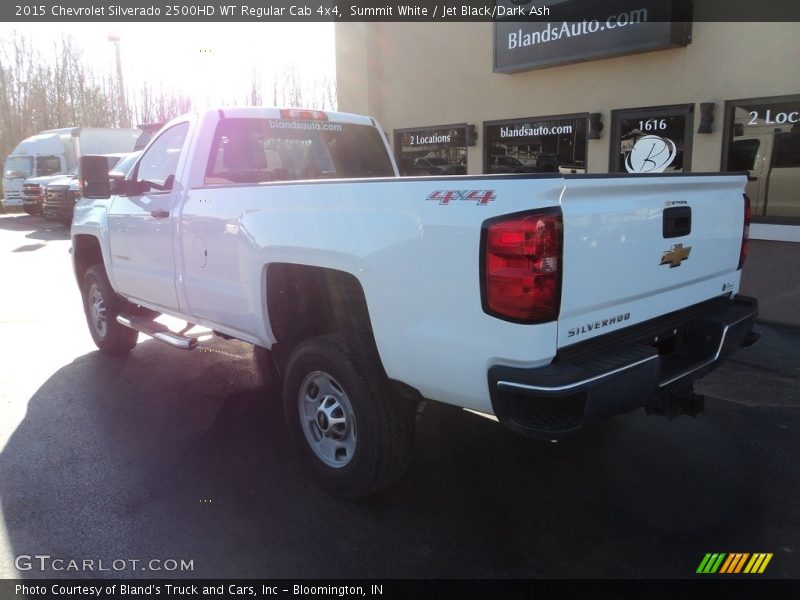 Summit White / Jet Black/Dark Ash 2015 Chevrolet Silverado 2500HD WT Regular Cab 4x4