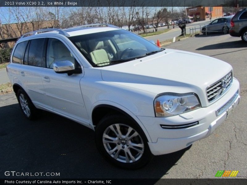 Ice White / Beige 2013 Volvo XC90 3.2