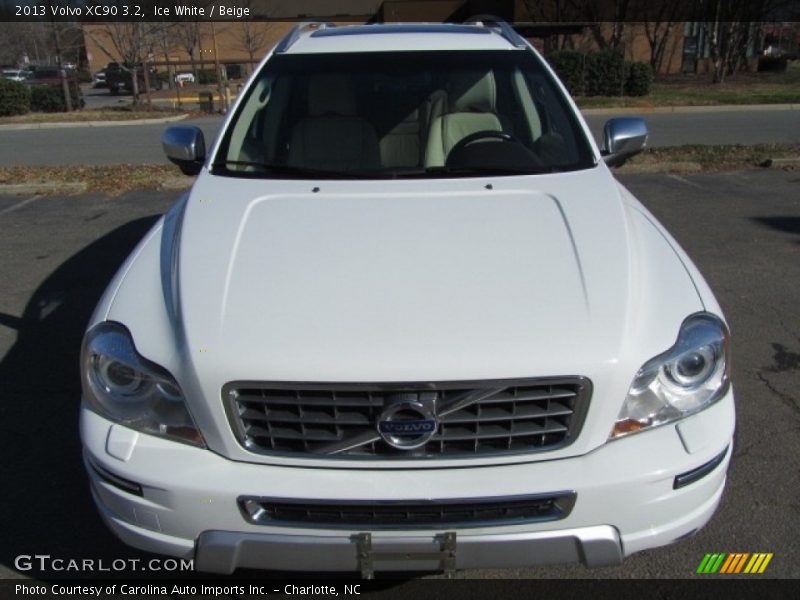 Ice White / Beige 2013 Volvo XC90 3.2
