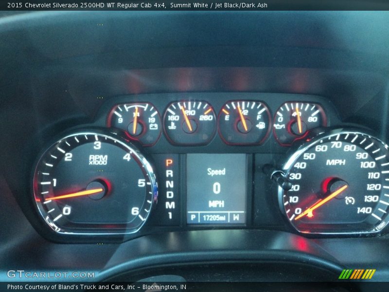 Summit White / Jet Black/Dark Ash 2015 Chevrolet Silverado 2500HD WT Regular Cab 4x4