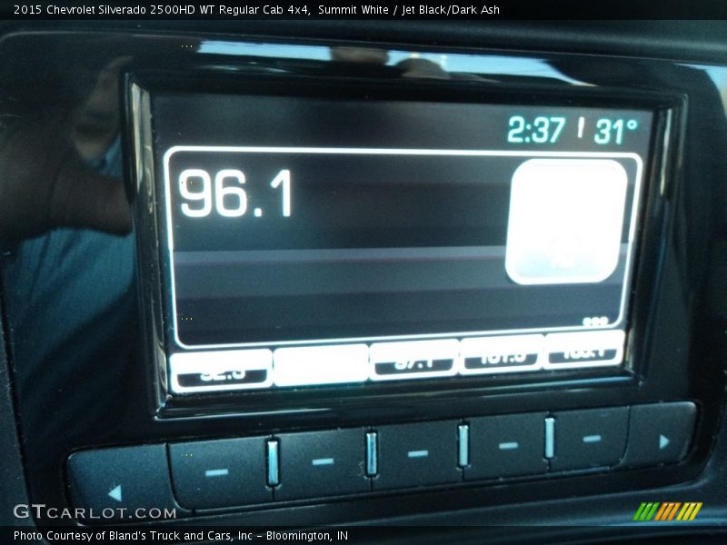Summit White / Jet Black/Dark Ash 2015 Chevrolet Silverado 2500HD WT Regular Cab 4x4