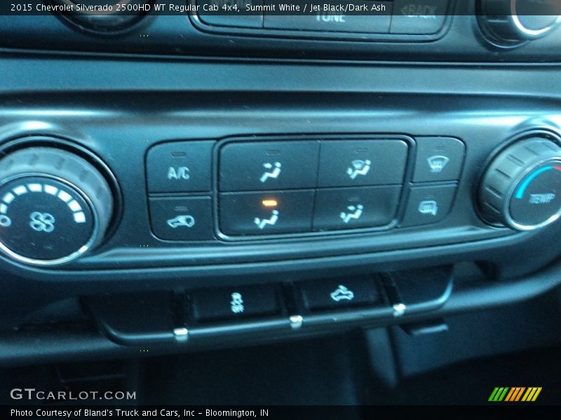 Summit White / Jet Black/Dark Ash 2015 Chevrolet Silverado 2500HD WT Regular Cab 4x4