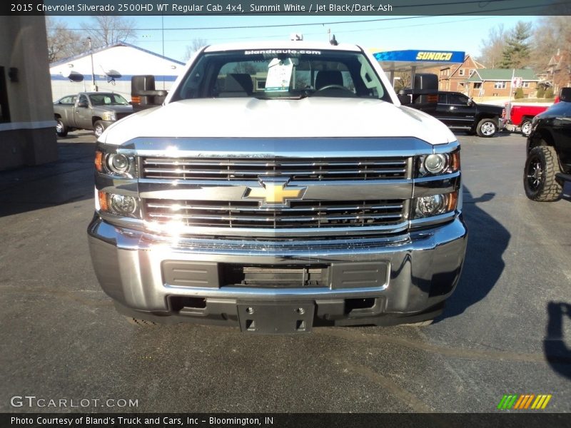 Summit White / Jet Black/Dark Ash 2015 Chevrolet Silverado 2500HD WT Regular Cab 4x4