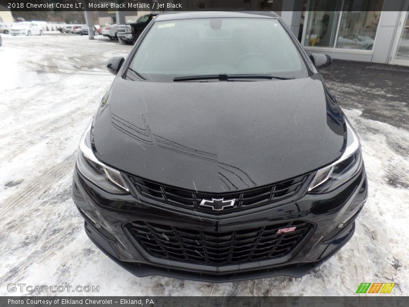 Mosaic Black Metallic / Jet Black 2018 Chevrolet Cruze LT
