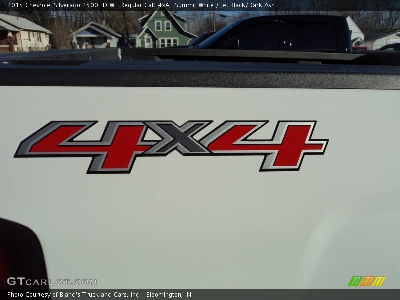 Summit White / Jet Black/Dark Ash 2015 Chevrolet Silverado 2500HD WT Regular Cab 4x4
