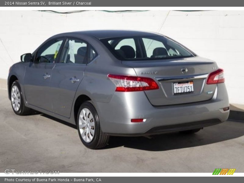 Brilliant Silver / Charcoal 2014 Nissan Sentra SV