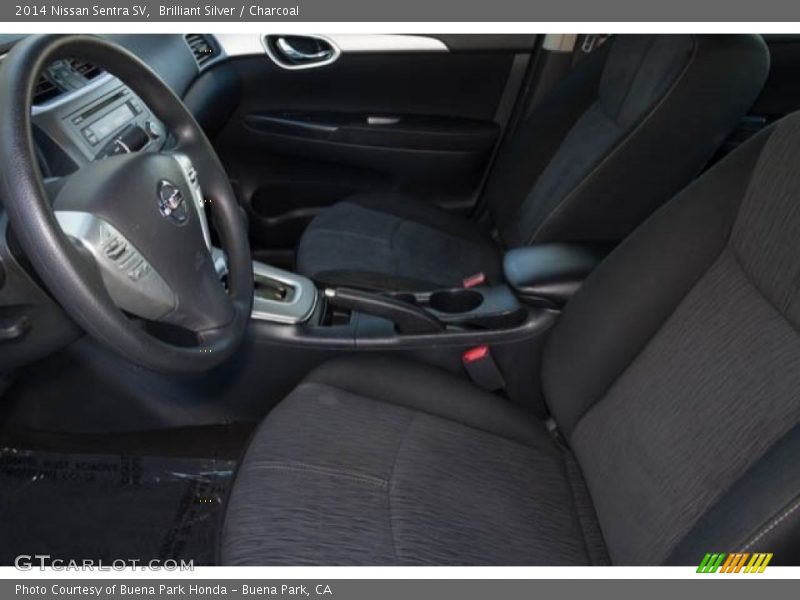 Brilliant Silver / Charcoal 2014 Nissan Sentra SV