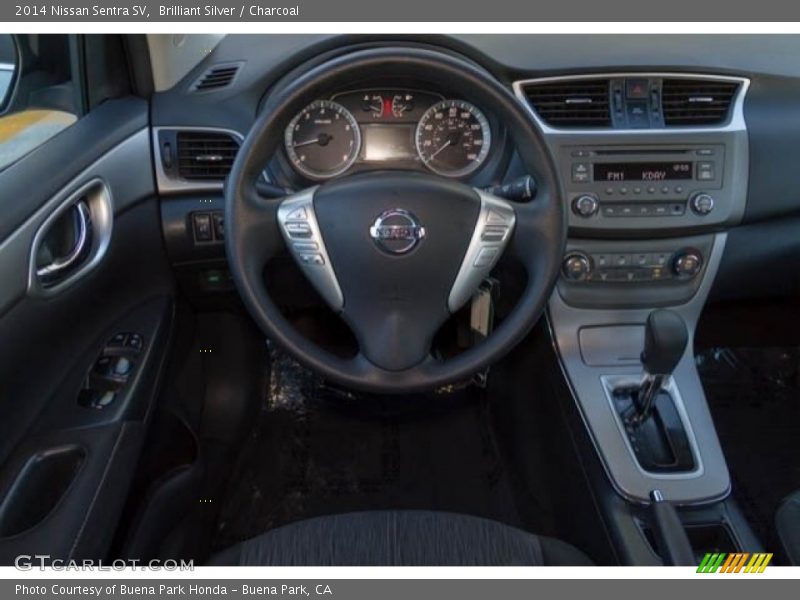 Brilliant Silver / Charcoal 2014 Nissan Sentra SV