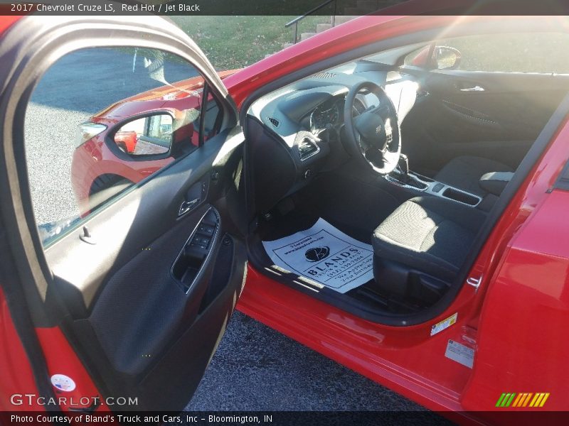 Red Hot / Jet Black 2017 Chevrolet Cruze LS