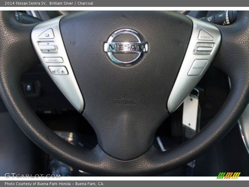 Brilliant Silver / Charcoal 2014 Nissan Sentra SV