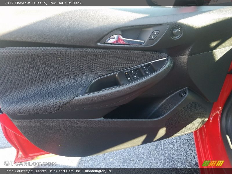 Red Hot / Jet Black 2017 Chevrolet Cruze LS