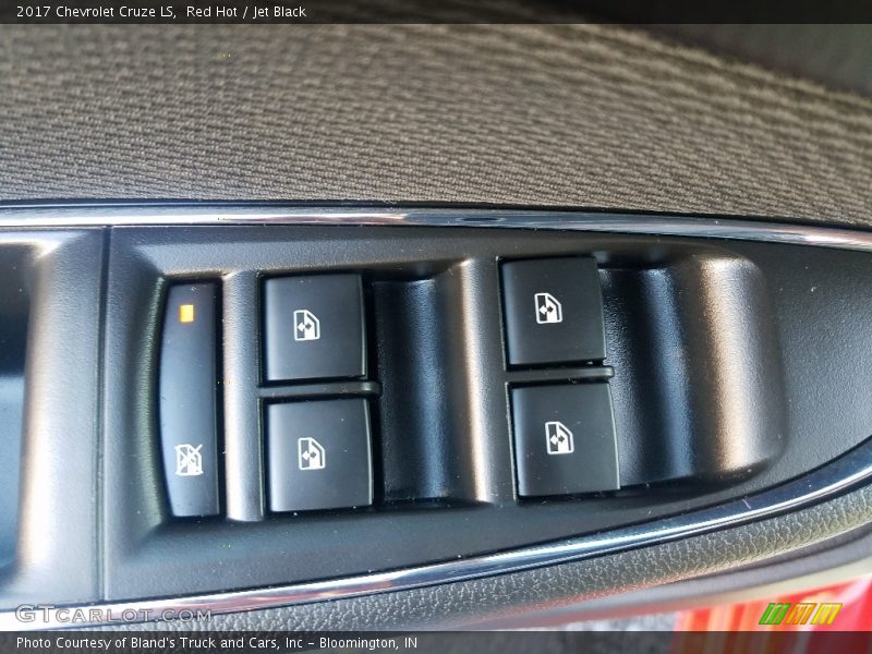 Red Hot / Jet Black 2017 Chevrolet Cruze LS