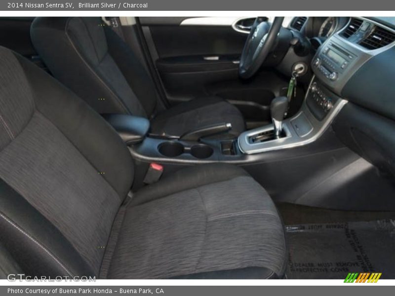 Brilliant Silver / Charcoal 2014 Nissan Sentra SV