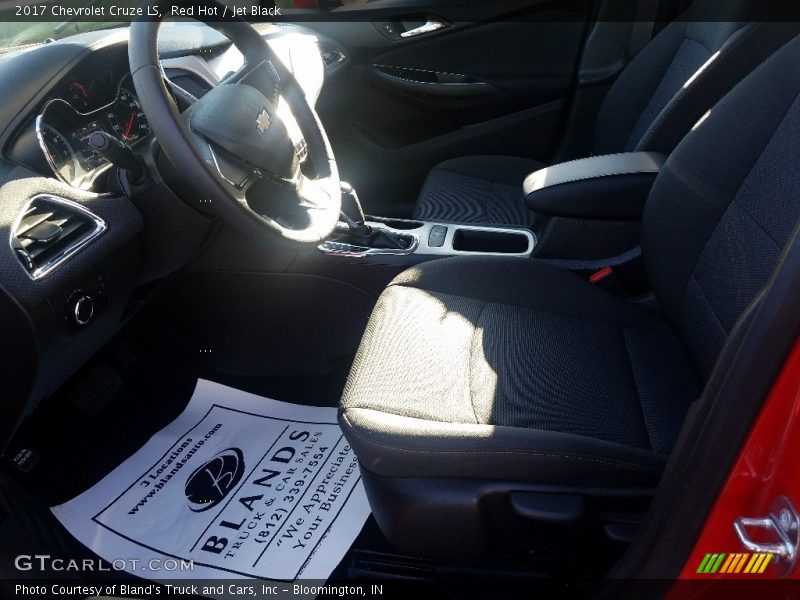 Red Hot / Jet Black 2017 Chevrolet Cruze LS