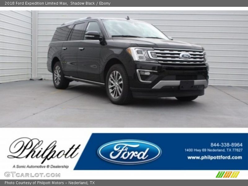 Shadow Black / Ebony 2018 Ford Expedition Limited Max