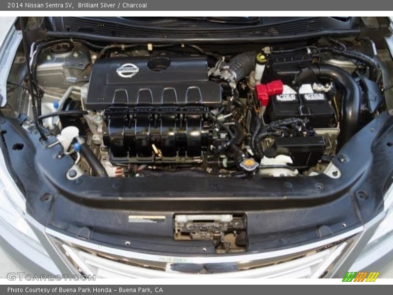 Brilliant Silver / Charcoal 2014 Nissan Sentra SV