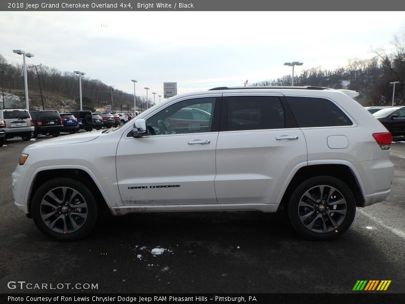 Bright White / Black 2018 Jeep Grand Cherokee Overland 4x4