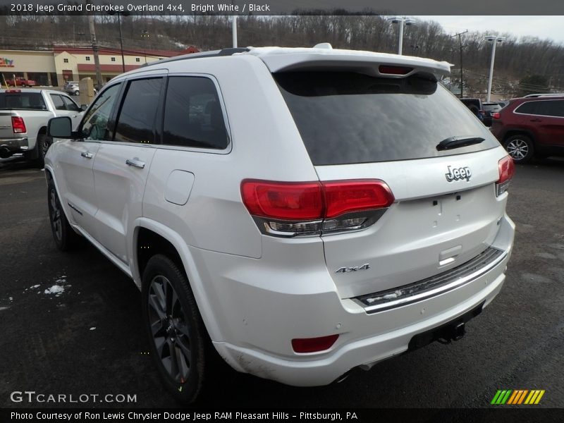 Bright White / Black 2018 Jeep Grand Cherokee Overland 4x4