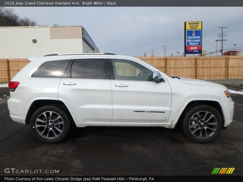 Bright White / Black 2018 Jeep Grand Cherokee Overland 4x4