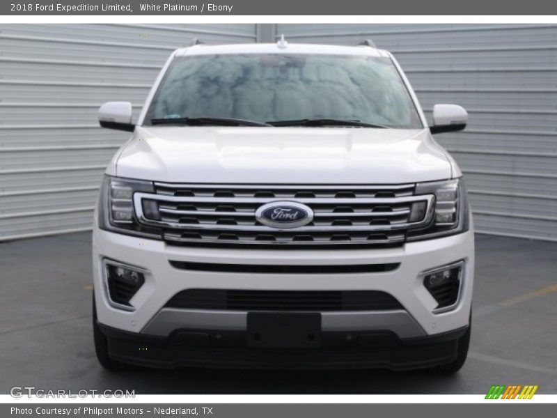 White Platinum / Ebony 2018 Ford Expedition Limited