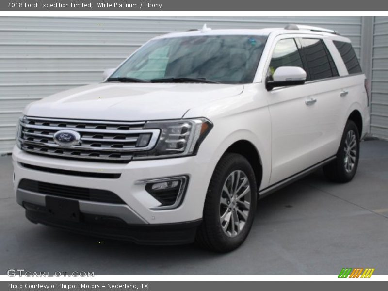 White Platinum / Ebony 2018 Ford Expedition Limited