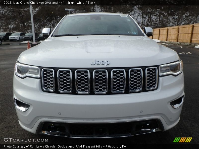 Bright White / Black 2018 Jeep Grand Cherokee Overland 4x4