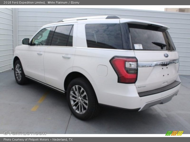 White Platinum / Ebony 2018 Ford Expedition Limited