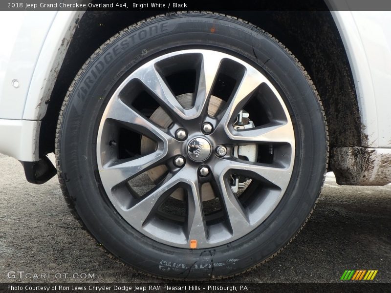 Bright White / Black 2018 Jeep Grand Cherokee Overland 4x4