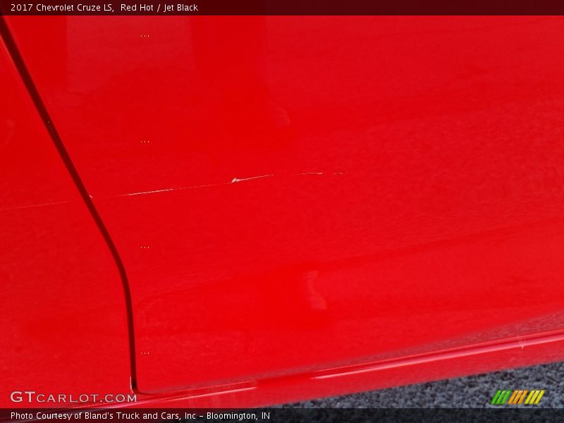 Red Hot / Jet Black 2017 Chevrolet Cruze LS