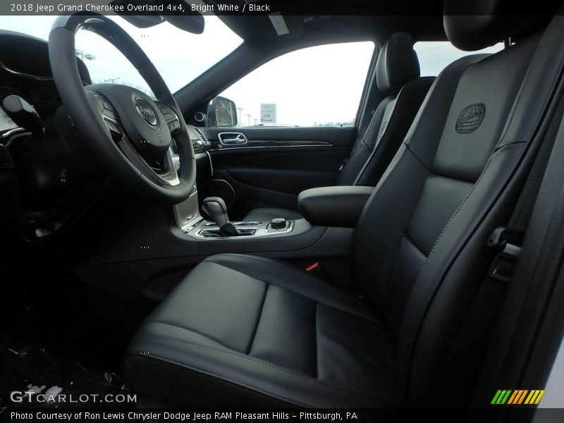 Bright White / Black 2018 Jeep Grand Cherokee Overland 4x4